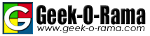 Geek-O-Rama Sticky Logo